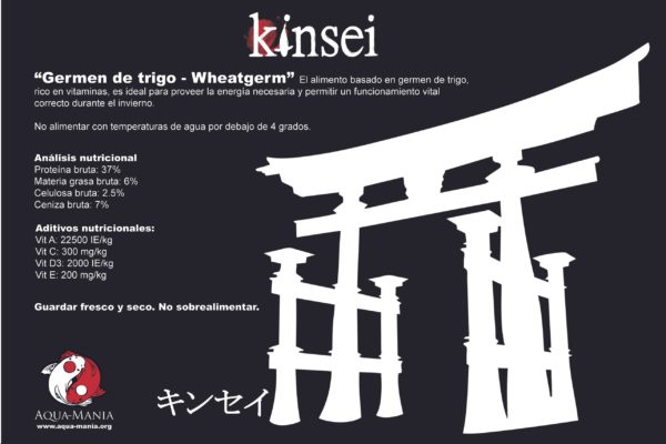 alimento para koi kinsei wheatgerm analisis